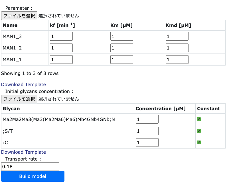 Paramter Setting and Initial Values